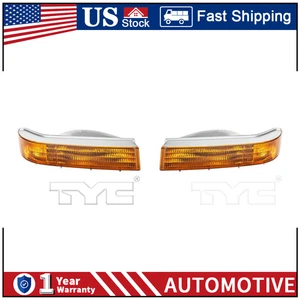 TYC Turn Signal/Parking Light Lens and Housing Front Set 2x For Bronco 92-96 - Picture 1 of 12