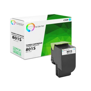 Tóner compatible TCT Premium para Lexmark 801 801S cian CX310 CX410 CX510 - Imagen 1 de 6