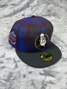59fifty San Diego Padres Hat Cap 7 3/4 Fitted Retro City Flannel Plaid Era NEW - Picture 1 of 6