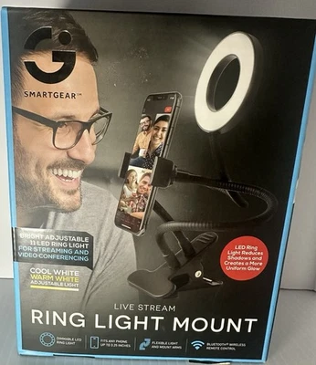 Smart Gear Live Stream Ring Light Mount Brand New Sealed Box - Image 1 of 4