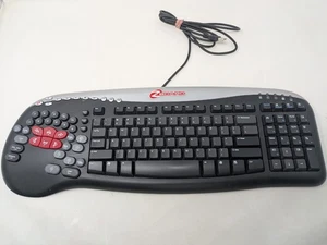 ZBoard MERC Gaming KeyBoard- KU-0453 Tested Working Used Good Condition. - Picture 1 of 7