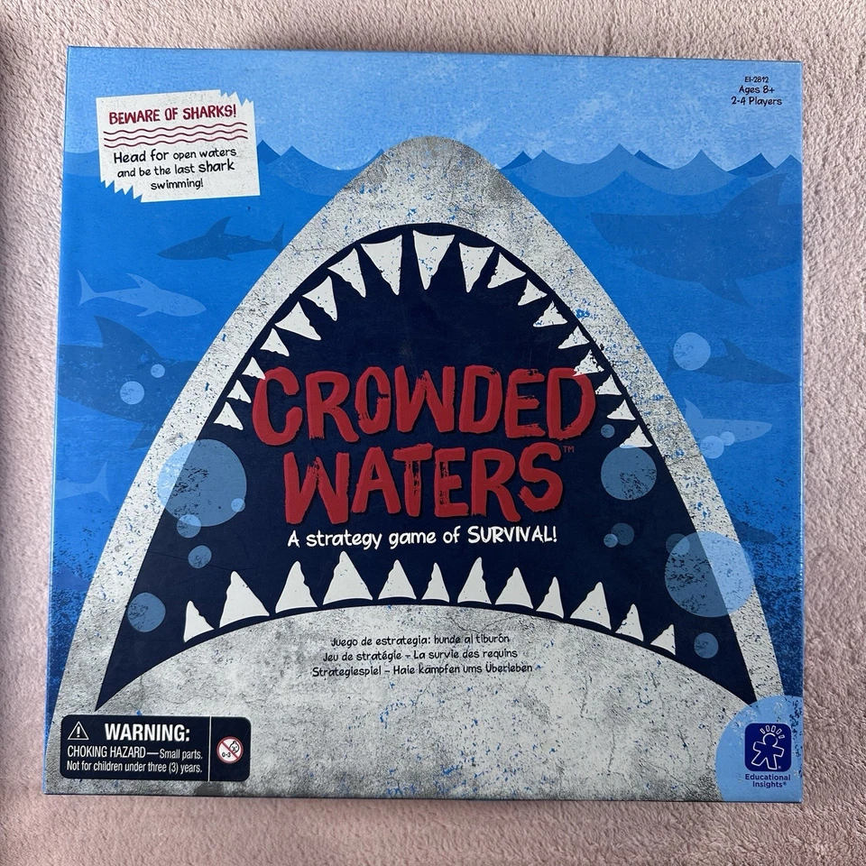 Crowded Waters Strategy Board Game Of Survival Award Winning Family Fun Toy - Image 1 of 2