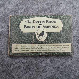 Vintage 1931 Green Book Of Birds Of America Frank Ashbrook Bird Guide Softcover - Picture 1 of 8