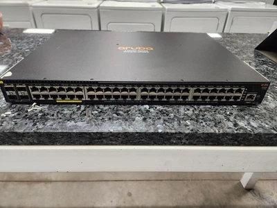 Aruba JL558A Tested 48G Poe+ 4SFP+ 740W Switch 10/100/1000 - Image 1 of 4