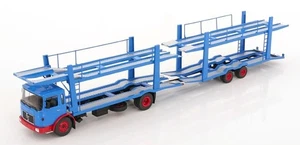 MAN F7 Trasportatore auto blu 1970 1/43 ixo TTRX034 - Foto 1 di 5