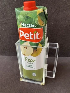 NEW Vintage LUCITE Clear Acrylic QUART Milk Juice HOLDER Mid Century Modern MCM - Picture 1 of 4