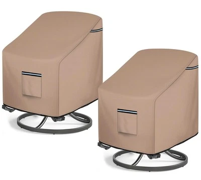 HOLDCOVER Patio Chair Covers,2 Pack Lawn Outdoor Furniture Chair Covers with Air Vent, ...