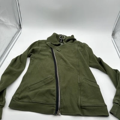 Chaqueta Hard Tail Forever Mujer Grande Verde Oliva Suave Polar Chaqueta  Foto 1 de 4