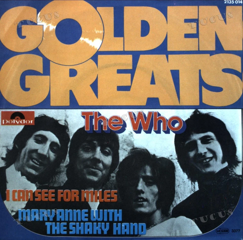 The Who - I Can See For Miles / Mary Anne With The Shaky Hand 7" (VG+/VG+) '* - Image 1 of 1