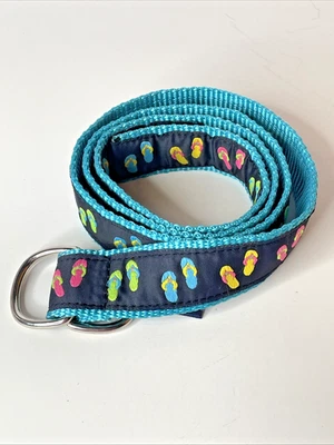 Chanclas CUERO HOMBRE Essex CT Mujer Talla L Tela CINTURÓN TURQUESA Tono Plateado Foto 1 de 4