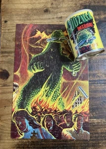 Vintage 1977 APC Godzilla King of the Creatures 200 pc Jigsaw Puzzle -- RARE Can - Picture 1 of 14
