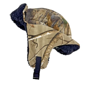 Vintage Outdoor Cap Realtree Camo Trapper Mütze Kappe Winter warm Jagd Outdoor - Bild 1 von 10