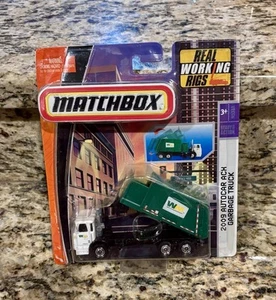 2009 Matchbox Working Rigs Waste Management WM AUTOCAR ACX Garbage Truck NIB - Picture 1 of 3
