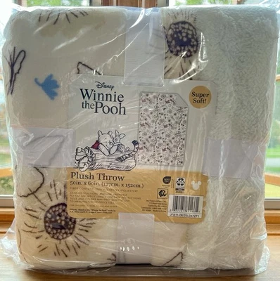 Manta de felpa Disney Winnie The Pooh, 50x60”, nueva en paquete Foto 1 de 3