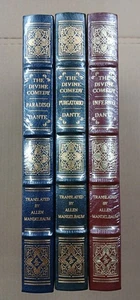 New/Sealed - THE DIVINE COMEDY of DANTE ALIGHIERI - 3 Volume - Easton Press - Imagen 1 de 10