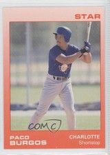1988 Star Charlotte Rangers Paco Burgos #5