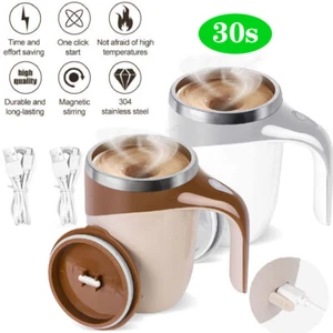 Taza mezcladora inteligente de acero inoxidable magnética auto agitadora automática EE. UU. - Imagen 1 de 18