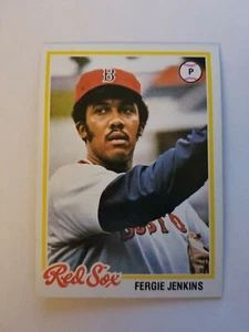 1978 Topps Baseball Card #720 Fergie Jenkins Boston Red Sox Pitcher - Bild 1 von 10