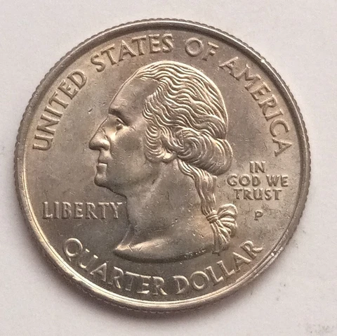 2000 P Old Man On The Mountain (NH) Quarter Live FREE  Or Die Q-21 Cover