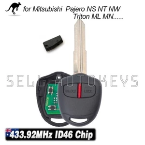 433MHz ID46 MIT8 for Mitsubishi Pajero NS NT NW Triton ML MN Remote Key Fob - Picture 1 of 4