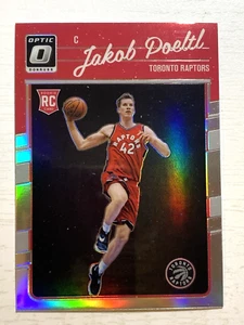 2016-17 Donruss Optic Basketball Holo Silver RC #159 Jakob Poeltl - Raptors - Foto 1 di 2