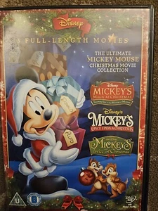 ULTIMATE MICKEY MOUSE CHRISTMAS COLLECTION DVD 3 FULL LENGTH MOVIES DISNEY - Picture 1 of 2
