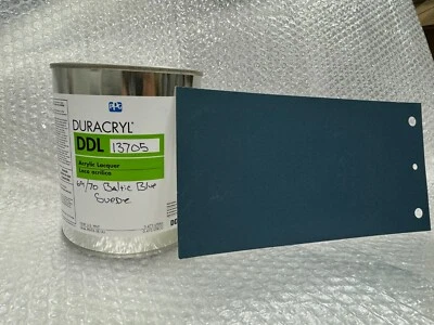 Mopar Blue Suede Dash Lacquer PPG Duracryl Dodge Plymouth paint Challenger GTX - Image 1 of 4