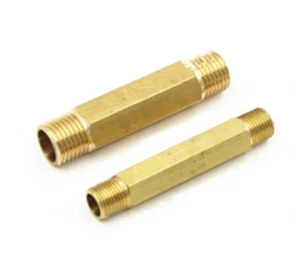 59 mm lang 1/4" oder 3/8" BSP Außengewinde Kupplung Messing Verbinder Fitting Adapter - Bild 1 von 3