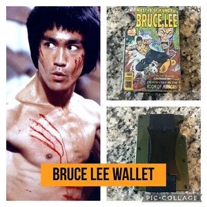 BRUCE LEE KUNG FU BILLFOLD WALLET NEW RFID - Picture 1 of 3