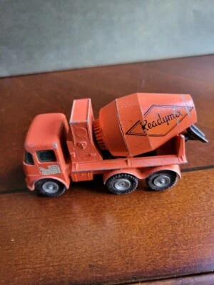 Vintage 1960's Lesney Matchbox King Size #13 diecast Readymix Concrete Truck - Image 1 of 3