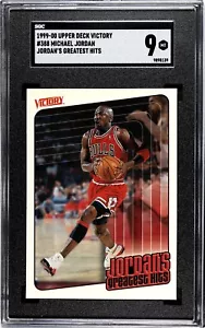 1999-00 UPPER DECK ULTIMATE VICTORY #388 MICHAEL JORDAN GREATEST HITS SGC 9 - Picture 1 of 2