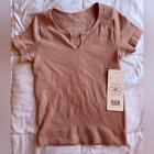 Aura Size Small/Medium Fitted Ribbed Tee, New With Tags