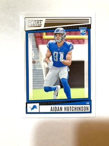2022 Score Aidan Hutchinson Rookie Card Lions - Picture 1 of 1