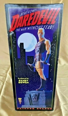 BOWEN DESIGNS NUEVO!!! ESTATUA PINTADA DAREDEVIL VERSIÓN AMARILLA ESPECTÁCULO LATERAL VENGADORES Foto 1 de 4