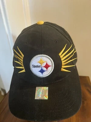 Sombrero de la NFL Starburst 100 % algodón Starburst de colección Starter de Pittsburgh Steelers en muy buena condición+++ Foto 1 de 4