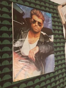  George Michael  1980s Magazine Centerfold Poster  - Picture 1 of 1