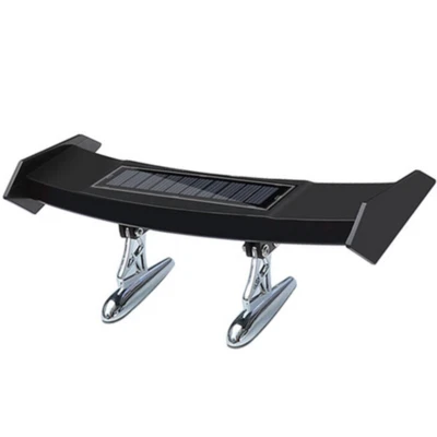 Car Solar Tail Light Rear Spoiler LED Flash Red Lamp Safety Warning Accessories - Image 1 of 4