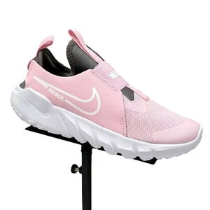 Nike Flex Runner 2 Youth Girl's Slip On Sneakers Size 3Y Pink/White Lightweight - Picture 1 of 13