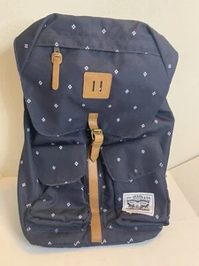 Levis Canvas Backpack Blue Levi Strauss and Company - Picture 1 of 7