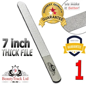 Diamond Deb Foot Skin Nail File Manicure Pedicure Instrument Stainless Steel 7" - Picture 1 of 2