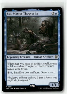 Sai, Master Thopterist 82 sin lámina casi nuevo MTG Commander: Aetherdrift Magic - Imagen 1 de 1