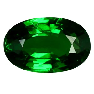 0.33 ct Extraordinary Oval Cut (5 x 3 mm) Un-Heated Green Tsavorite Garnet - Picture 1 of 1