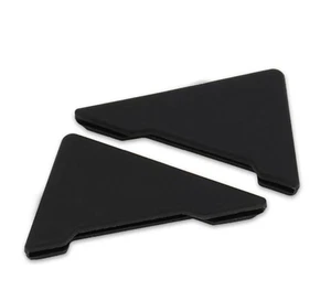 2 Pieces Car Door Corner Protector Anti-collision Rubber Piece - Plain Black - Picture 1 of 2