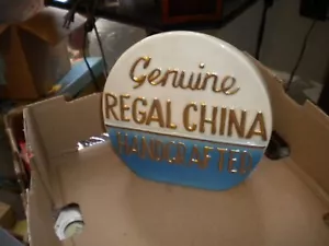 Original Regal China Werbestück sehr selten war nur für Händler - Bild 1 von 2