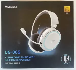 Valorise UG-08S Wireless Gaming Headset, 7.1 Surround Sound - Schwarz & Blau - Bild 1 von 8