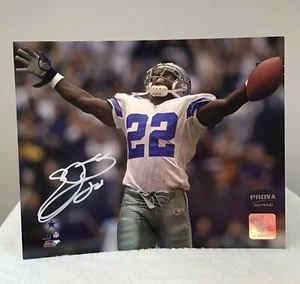 Emmit Smith Autographed Dallas Cowboys 8x10 Photo - PROVA Group Authenticated - Bild 1 von 3