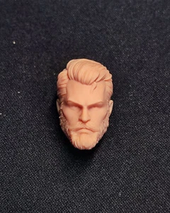 HL949 1/12 Unpainted Comics Superman Beard Head Sculpt Model Fit 6'' ML Action F - Picture 1 of 5