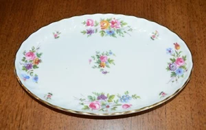 Plato de servir ovalado de colección MINTON MARLOW hueso China Inglaterra floral 8 1/2" X 5 3/8" - Imagen 1 de 7