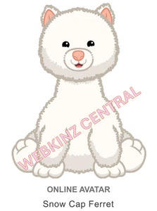 Gorra de nieve clásica Webkinz hurón *solo código* (~mensaje~) - Imagen 1 de 4