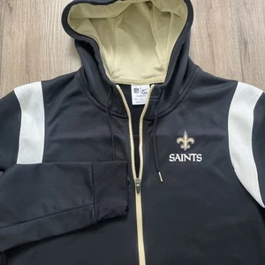 New Orleans Saints Hoodie Men 2XL Nike NFL OnField Apparel Team Issued Black - Picture 1 of 15